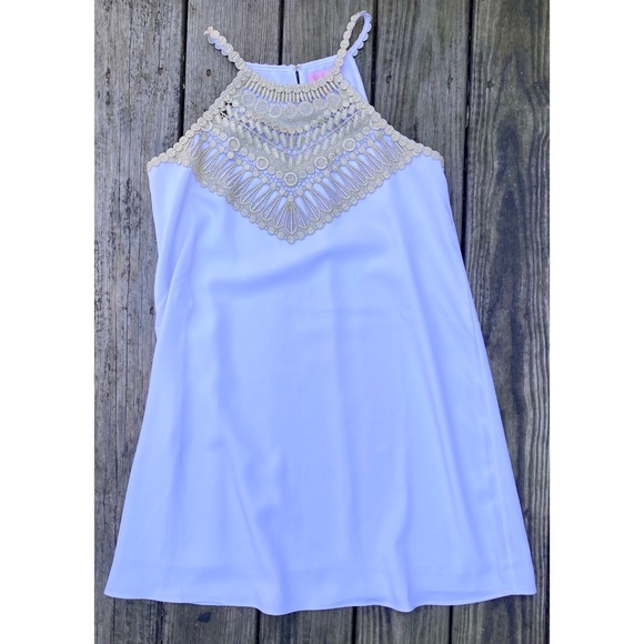 Lilly Pulitzer Resort White Pearl Soft Shift Dress | Size 4 - Picture 2 of 6